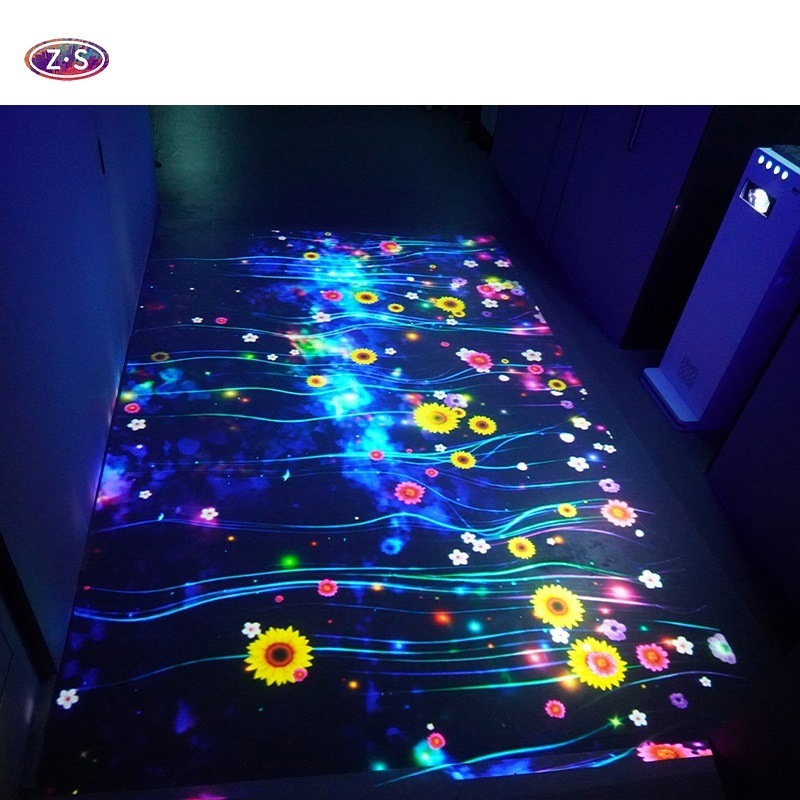Interactive Floor Projector 80 Visual Themes 4000 Lumen For Children's Museums