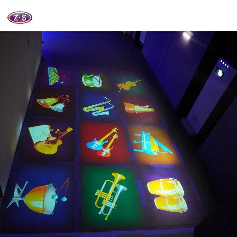 Interactive Floor Projector 80 Visual Themes 4000 Lumen For Children's Museums