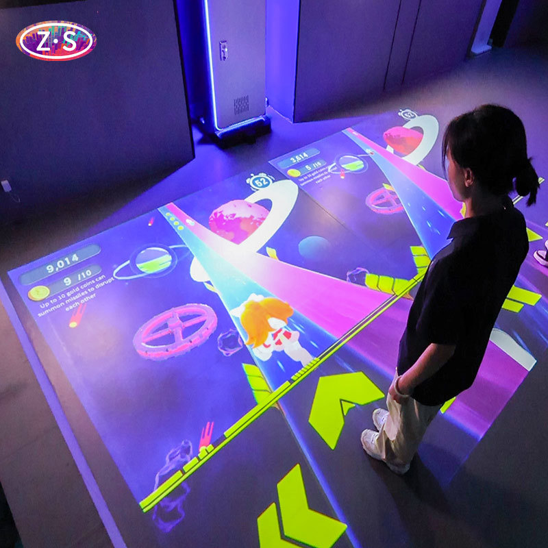 Commercial Arcade Fun Motion Portable Interactive Projection Unit Experience