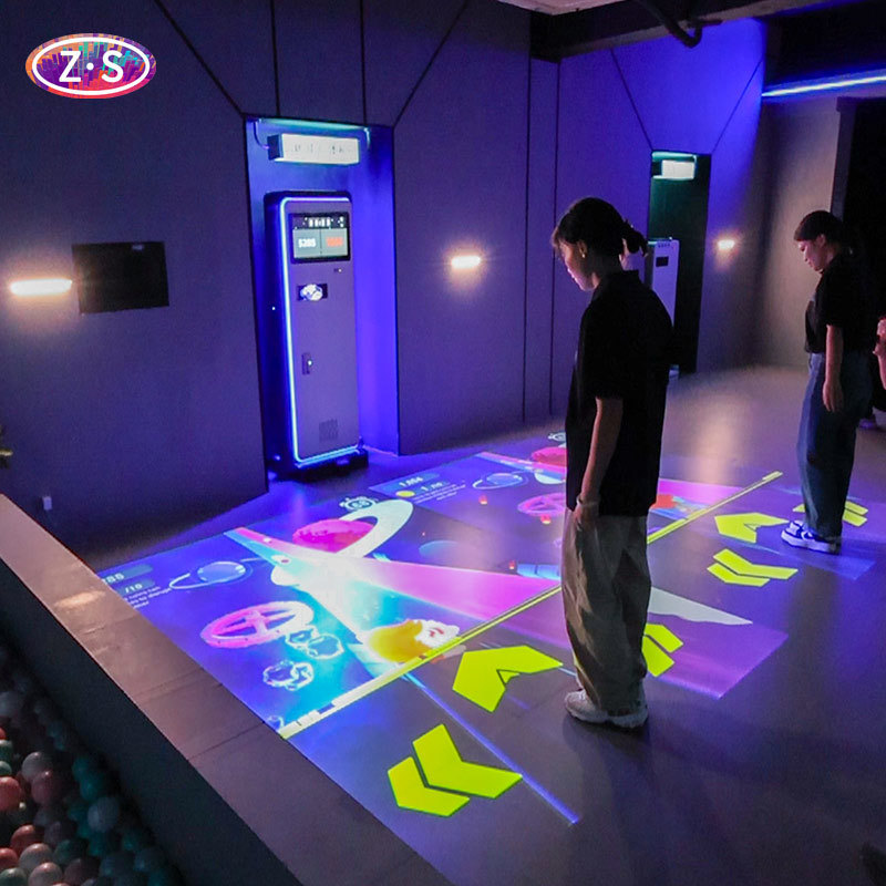48 In 1 Mobile Sports Station Interactive Floor Game With Real Time Data