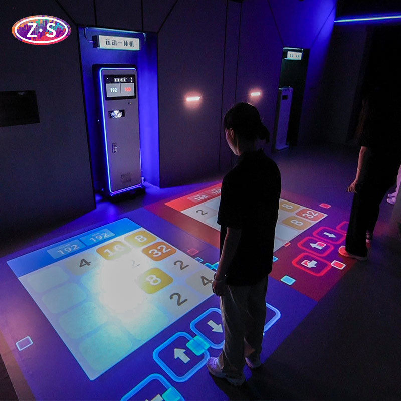 4000 Lumen Projector Floor Game 1920*1200 Interactive Floor Projection System
