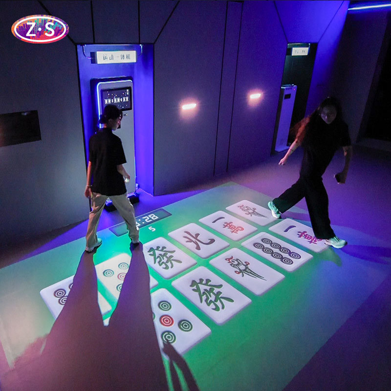 49 テーマ インタラクティブなフロアディスプレイ アナリティクスと1つのスポーツステーション