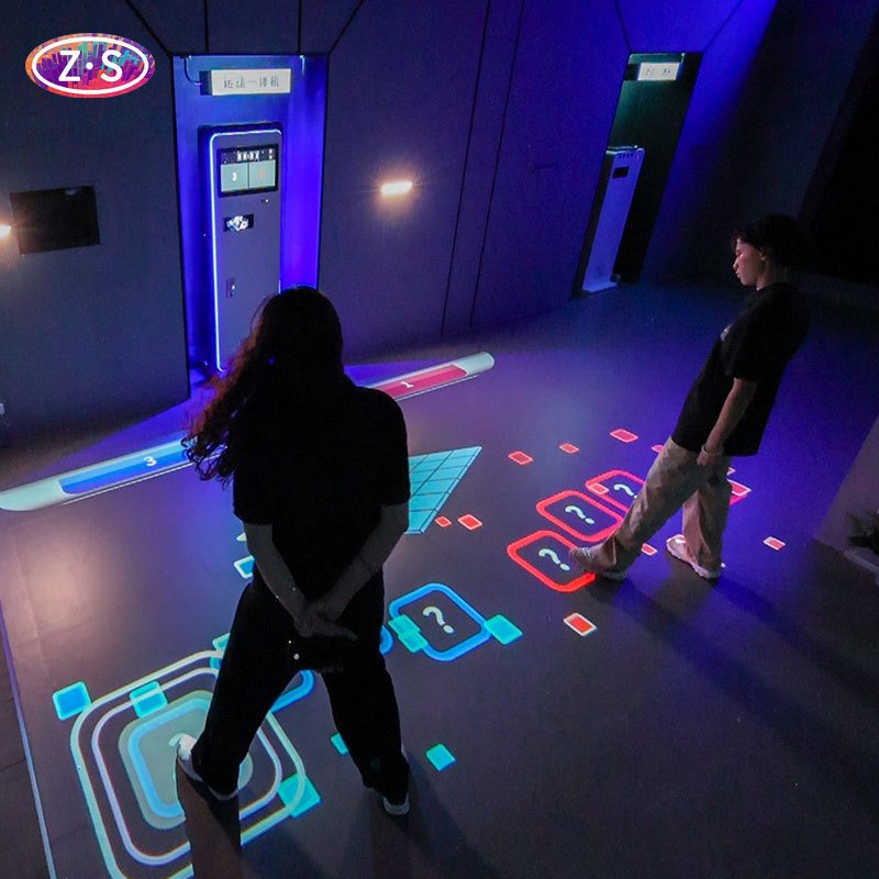 Commercial Ultra Short Throw Interactive Floor Display with Coin Control