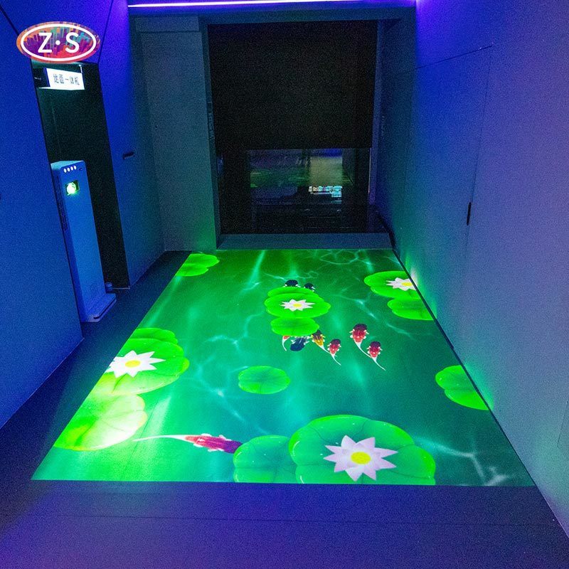 Multi Player All In One Interactive Floor Projector For Kids Activity Spaces