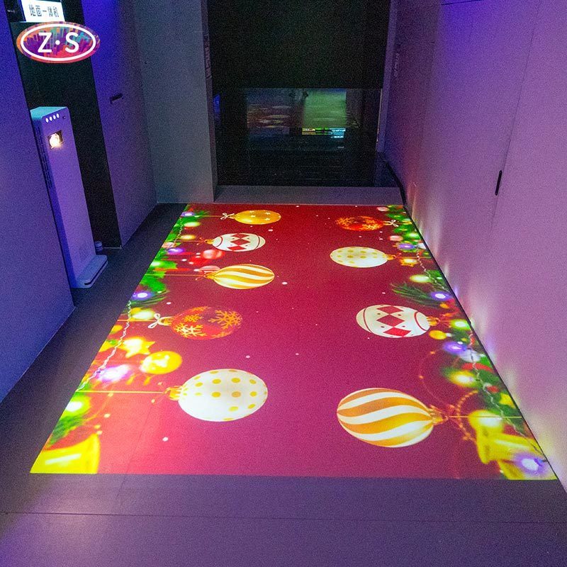 Multi Player All In One Interactive Floor Projector For Kids Activity Spaces