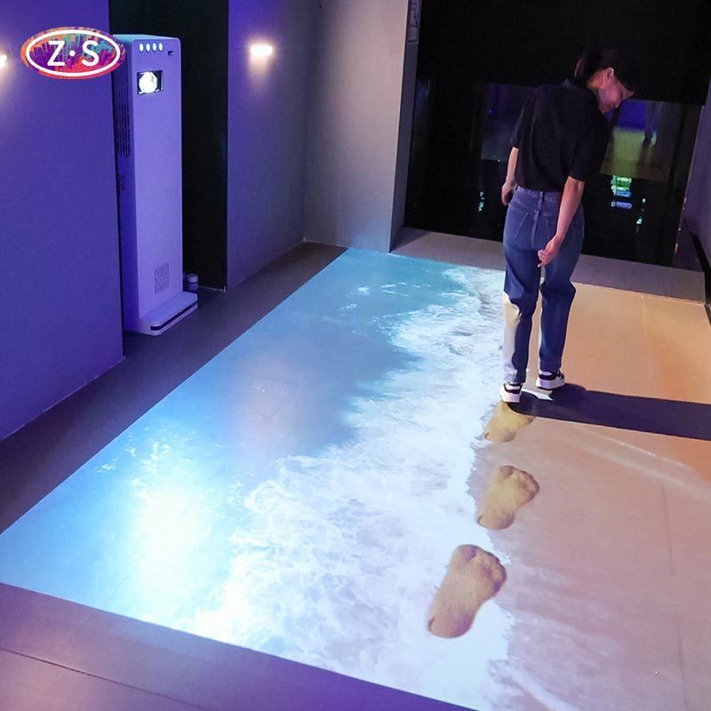 デジタルエンターテインメントスペースを活用するためのインタラクティブなフロアプロジェクションソリューション