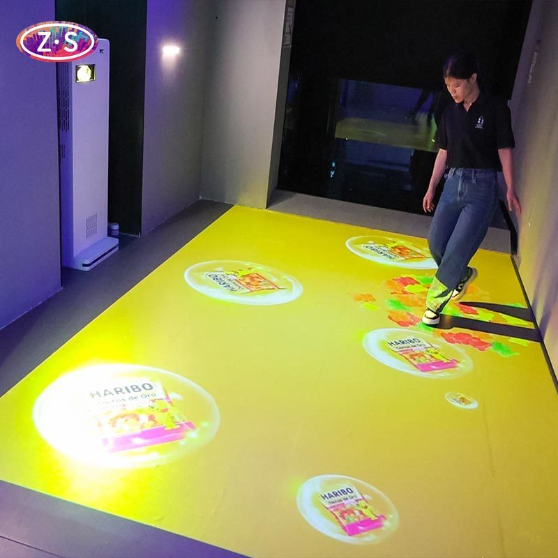 Multi Player All In One Interactive Floor Projector For Kids Activity Spaces