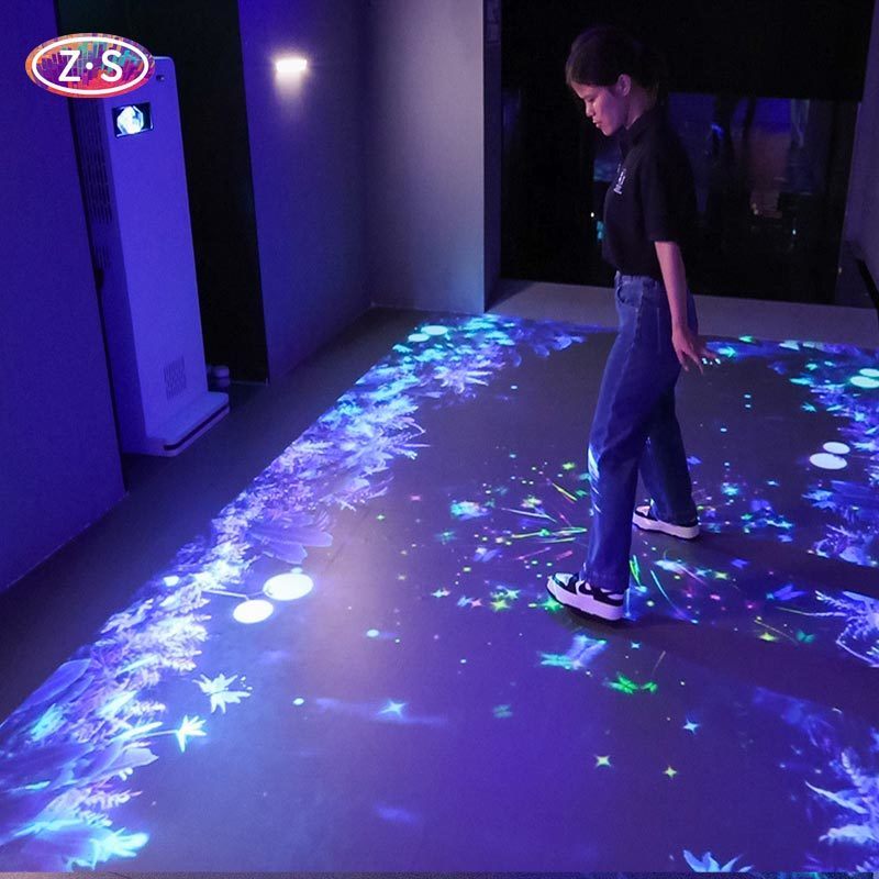 All-In-One Immersive Projector Station Butterfly Flower Themes For Hotels Cafes