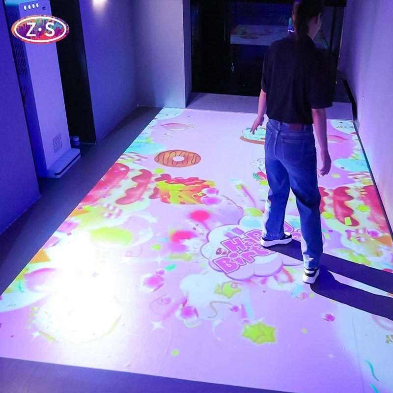 All-In-One Immersive Projector Station Butterfly Flower Themes For Hotels Cafes