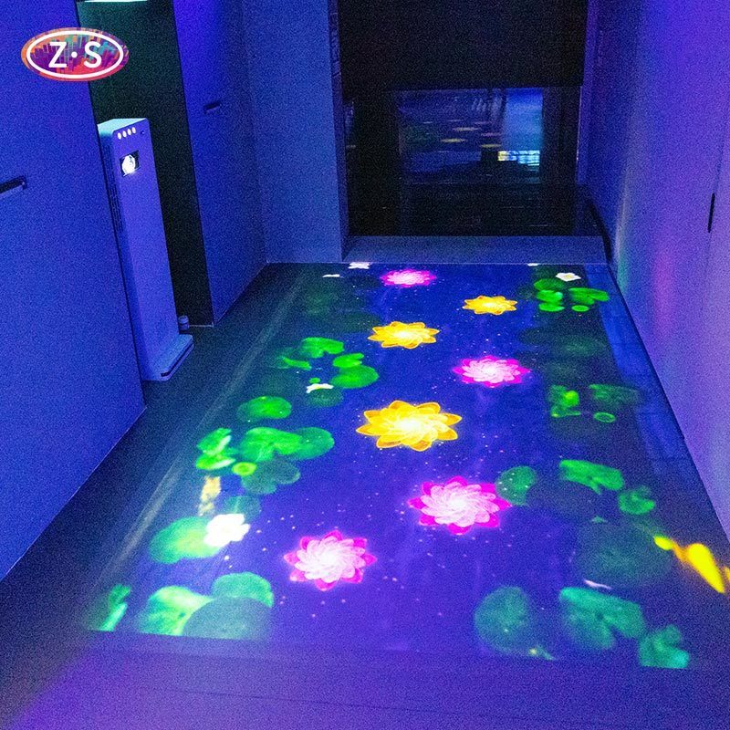 Portable All-In-One Multi Player Floor Game Easy Installation For Museums