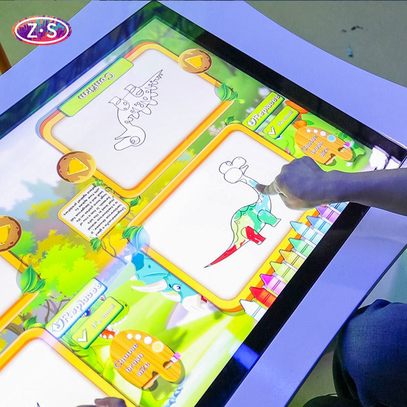 Theme Park Digital Play Area Using Interactive Coloring Wall for Teen Appeal