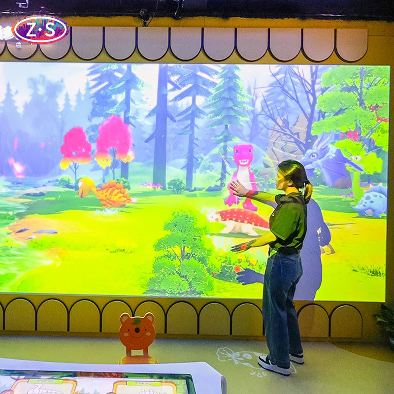 AR Painting Projection Games Content Updates Remote Management For Shopping Malls