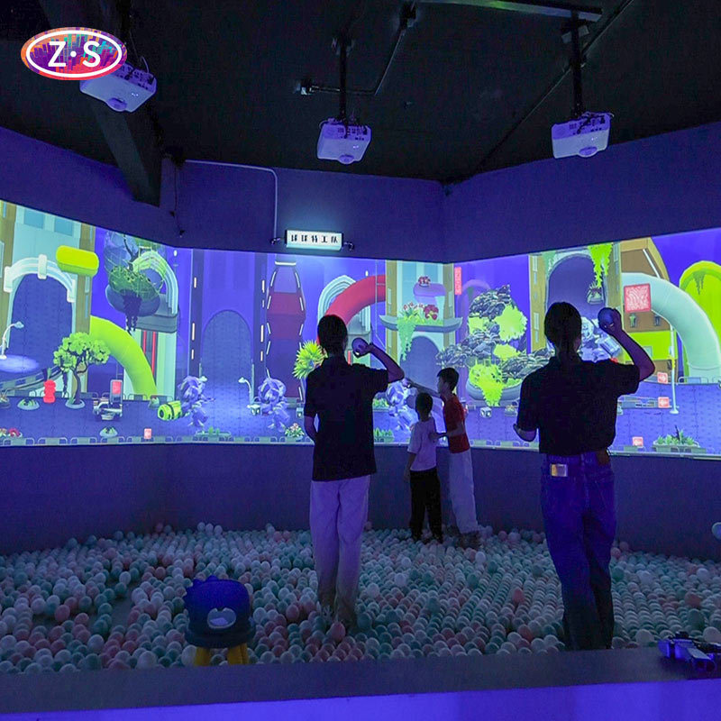 Laser Interactive System Immersive Large Screen Wall Projection Games For Venues