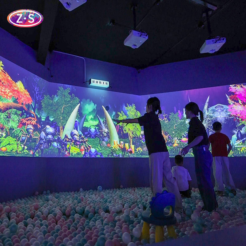 Dynamic Motion Capture Immersive Large Screen Wall Projection games for Event Spaces