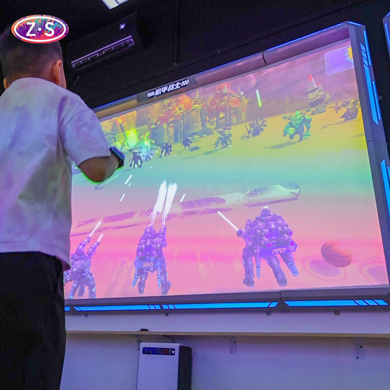 Projektionsbasierter Action-Gaming-Bewegungssensor Mech Warrior Spiel für Kinderaktivitäten