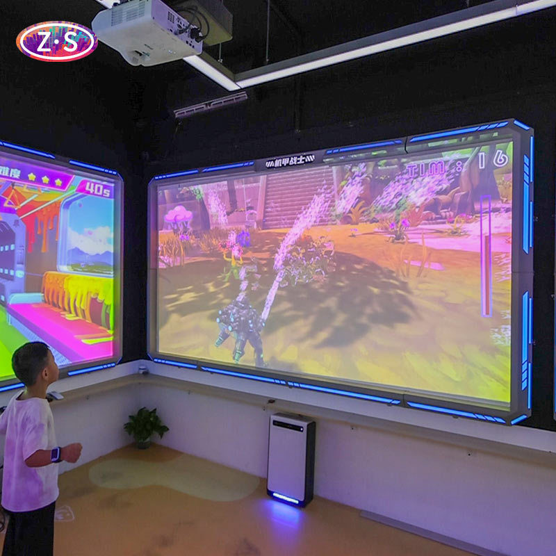 Projektionsbasierter Action-Gaming-Bewegungssensor Mech Warrior Spiel für Kinderaktivitäten