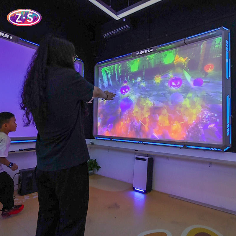 Amusement Parks Motion Sensing Game Zombie Battle Escape Projector Games For Parties