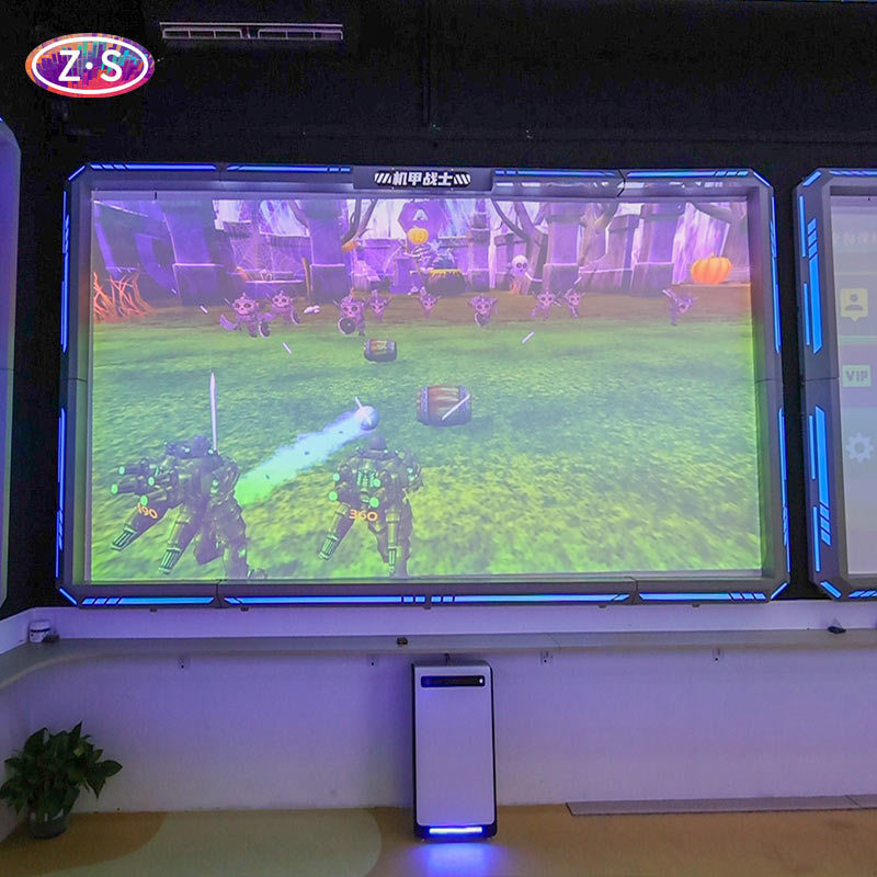 Projektionsbasierter Action-Gaming-Bewegungssensor Mech Warrior Spiel für Kinderaktivitäten