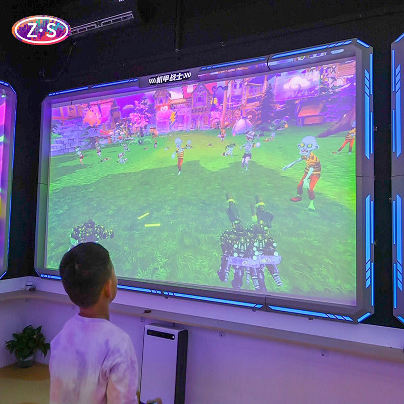 Sistema di sensori Kinect High Tech Gioco Mech Warrior con sensore di movimento per musei per bambini