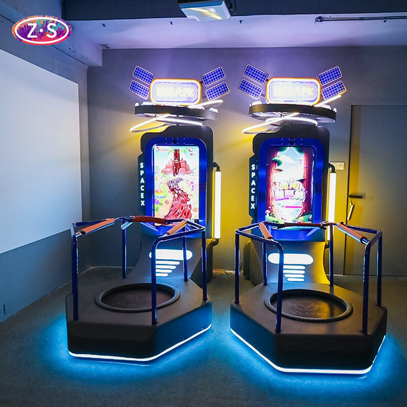 All In One Structure Motion-Sensing Trampoline Game Plug And Play Installation