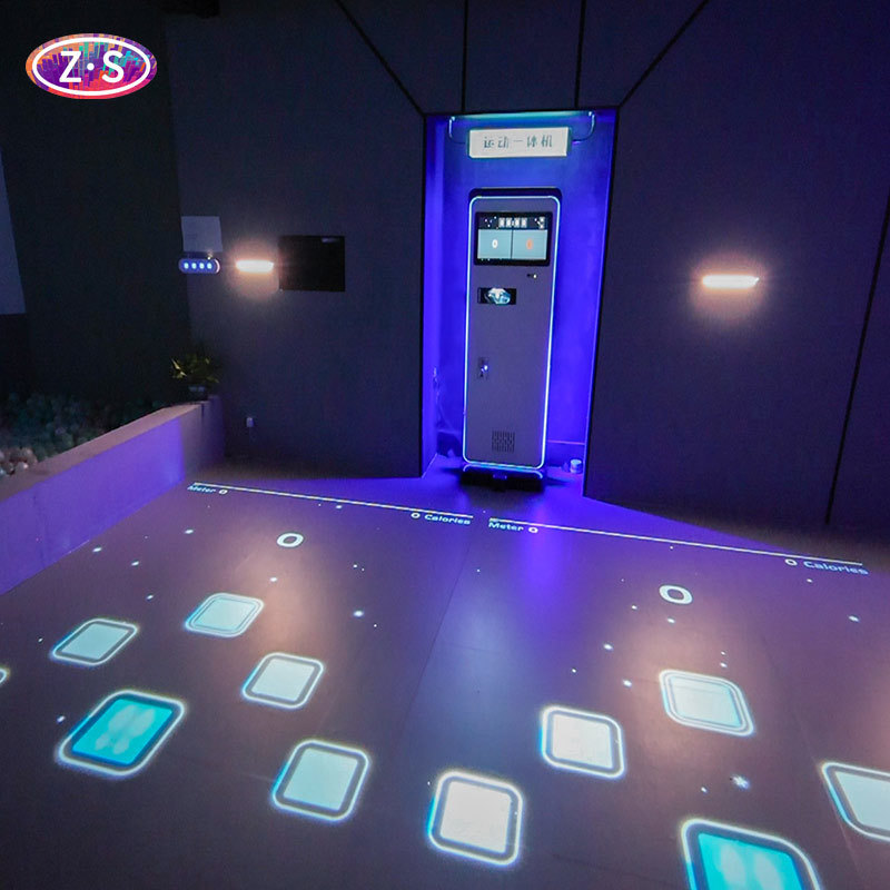 Ultra Short Throw Commercial Grade Mobile Interactive Floor Projection For Business