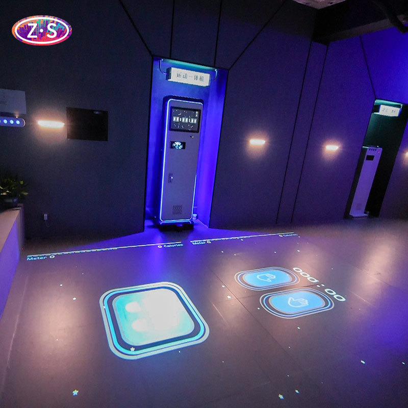 Ultra Short Throw Commercial Grade Mobile Interactive Floor Projection For Business