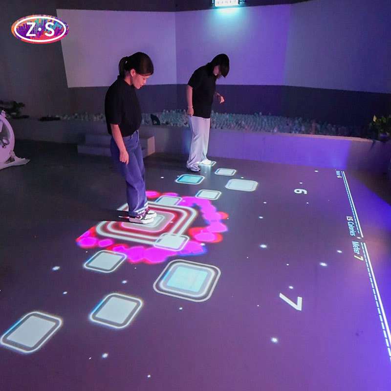 Ultra Short Throw Commercial Grade Mobile Interactive Floor Projection For Business
