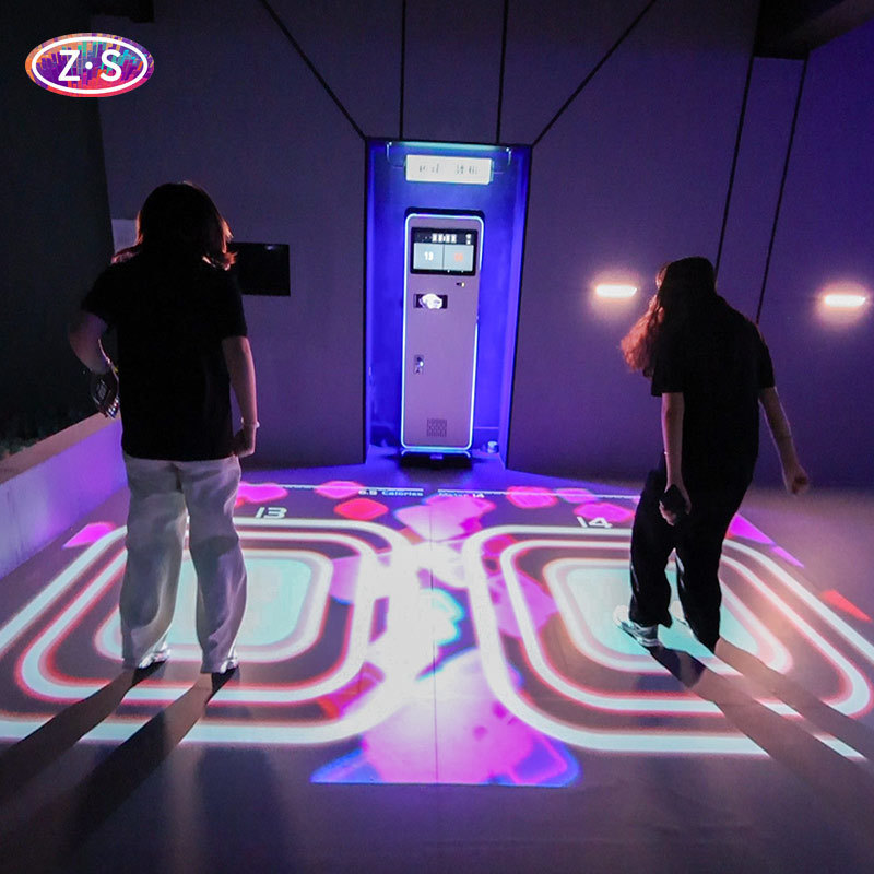 Plug and Play Coin Operated Interactive Floor Display for Indoor Play Areas