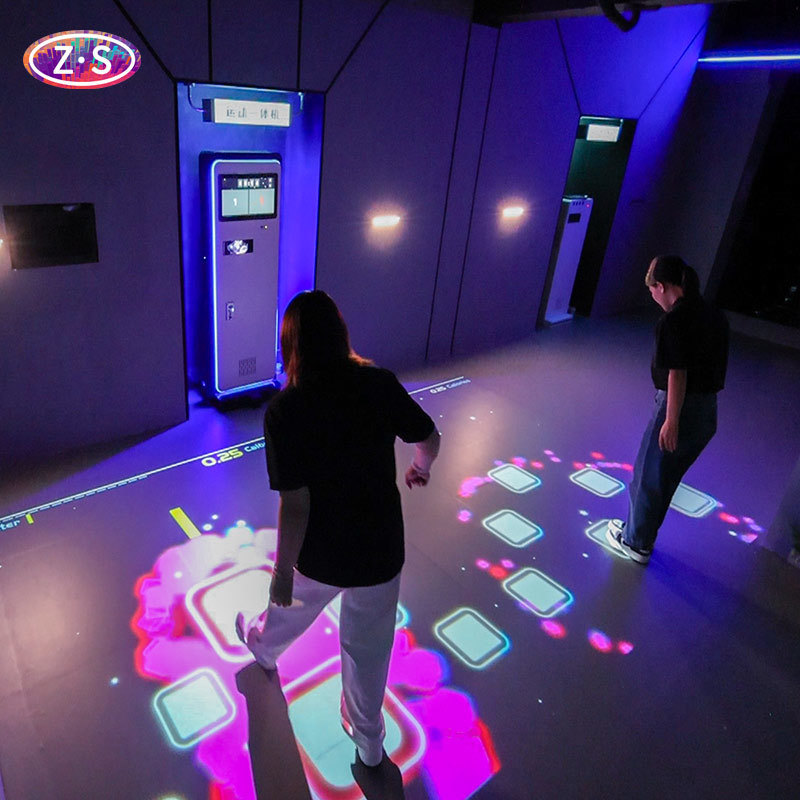 All-in-One Portable Interactive Floor System with Wireless Connectivity