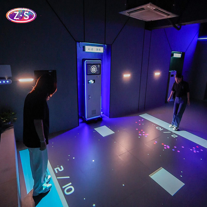 Plug and Play Coin Operated Interactive Floor Display for Indoor Play Areas