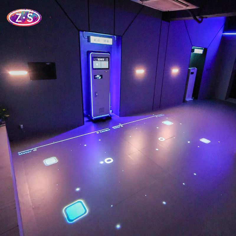 Mobile Interactive Floor Immersive Sports Experience Projection For Sports Events