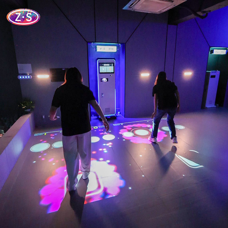 49 テーマ インタラクティブなフロアディスプレイ アナリティクスと1つのスポーツステーション