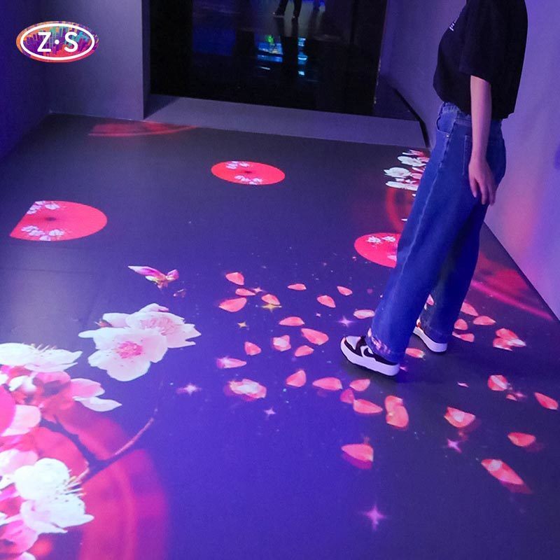 Event Ready Interactive Floor Projector With Responsive Motion Tracking 
