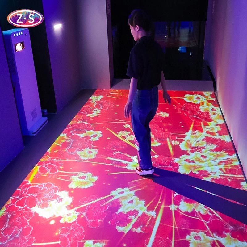 Family Entertainment System Interactive Floor Projector For Indoor Play Areas
