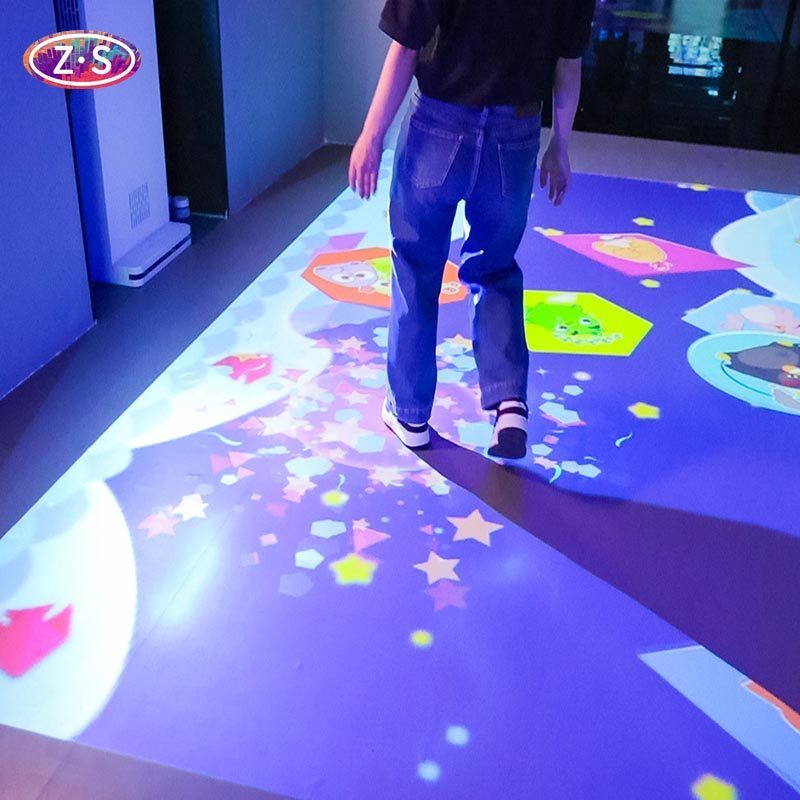 Interactive Experience System Interactive Floor Projector With HD Visuals