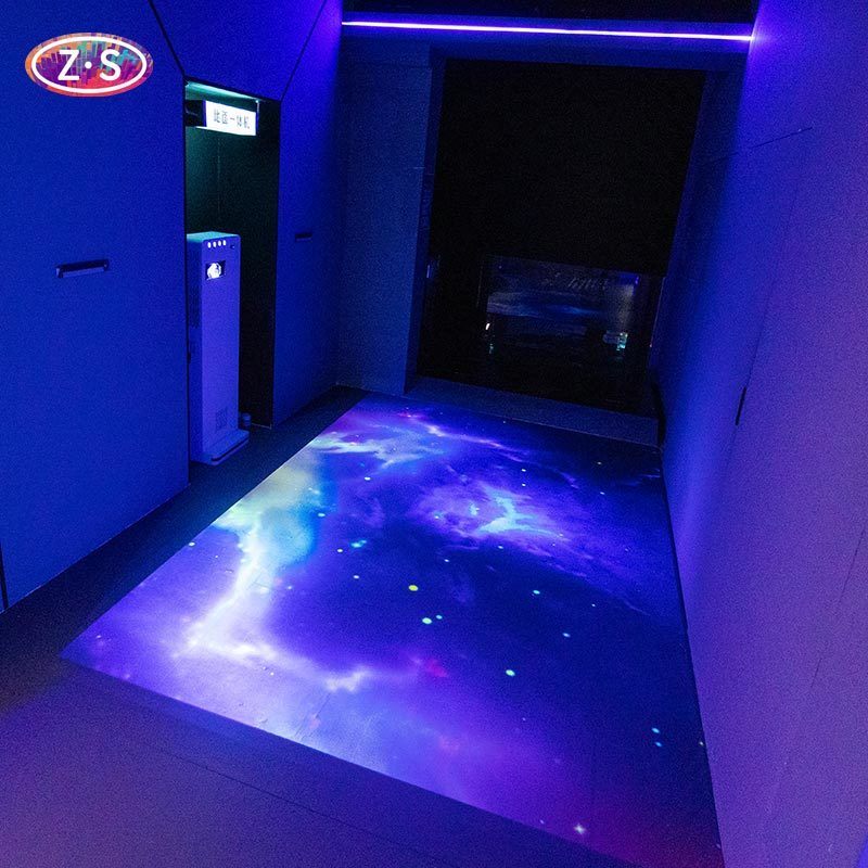 All In One Portable Unit Interactive Floor Projector for Commercial Amusement Park