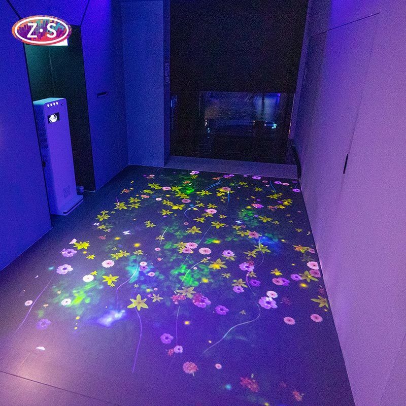 All In One Floor Projection Games 80 HD Assets Laser Light For Science Centers