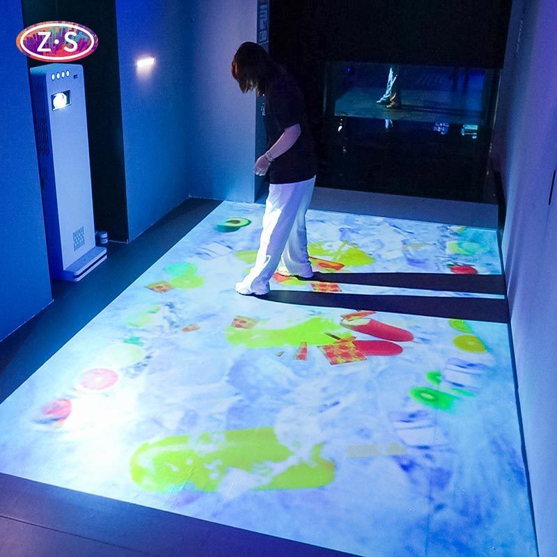 High Resolution All In One Interactive Floor Projector Solution For Play Areas