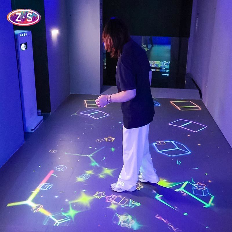 Real Time Response Interactive Floor Projector For Immersive Customer Engagement