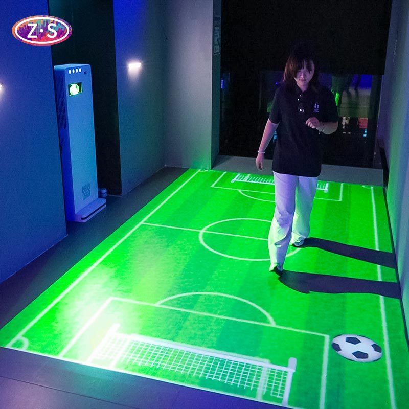 Advanced Visual Display Interactive Floor Projector For High Traffic Locations