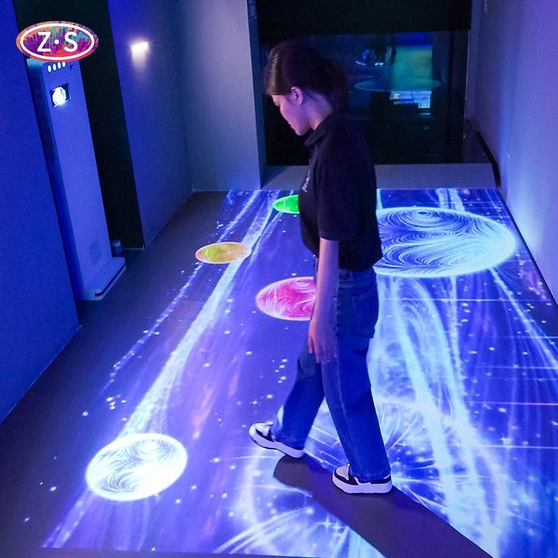Multi Scenario Floor Projector Instant Play Brightness For Marketing Events