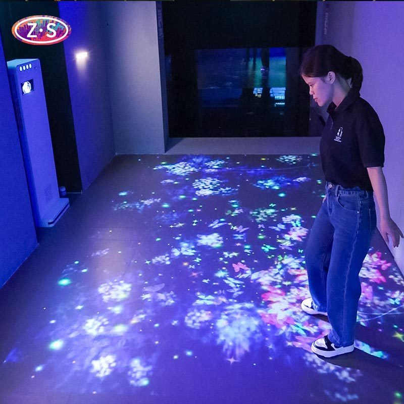 High Resolution All In One Interactive Floor Projector Solution For Play Areas