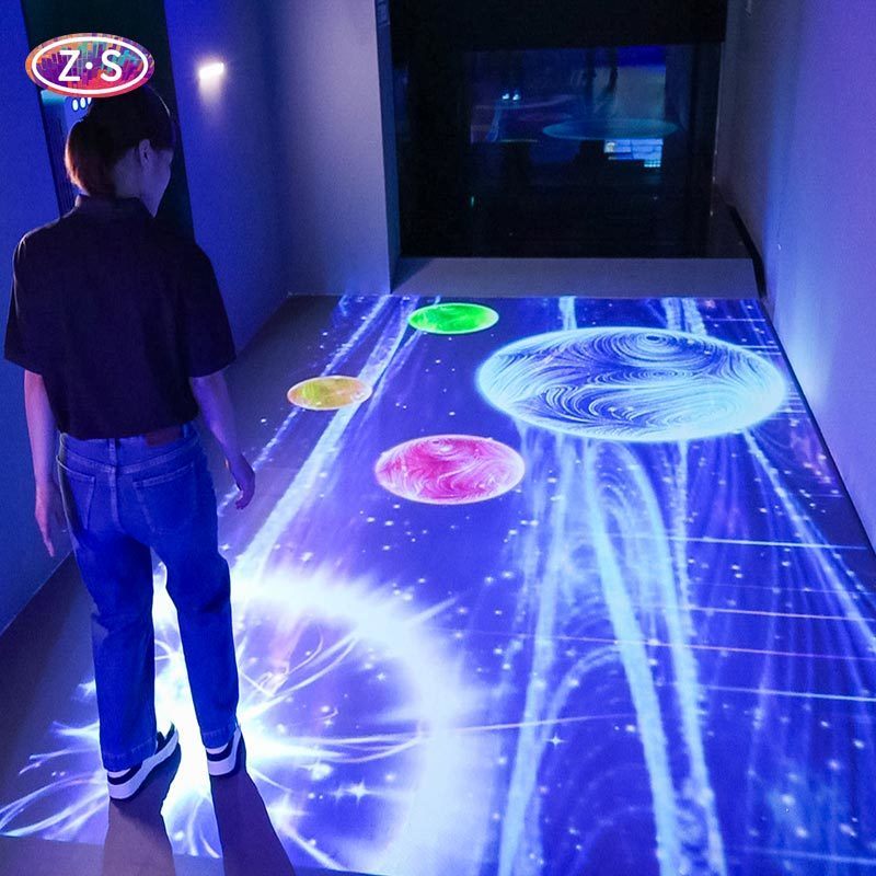 Portable Immersive Solution Interactive Floor Projector HD Projection System