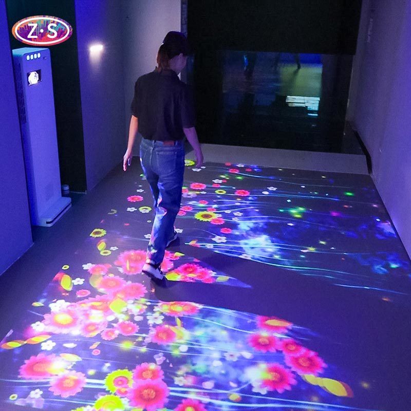  All In One Interactive Floor Projector Multi Scenario Games For Schools