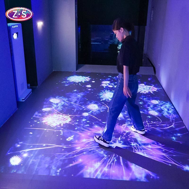  All In One Interactive Floor Projector Multi Scenario Games For Schools