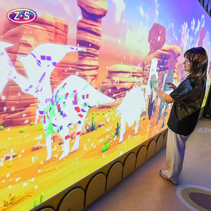 Laundromat Play Corner Using Interactive Coloring Wall for Chore-Time Entertainment