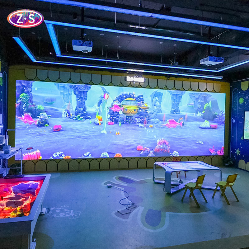 Corporate Wellness Zone Using Interactive Coloring Wall for Movement Breaks