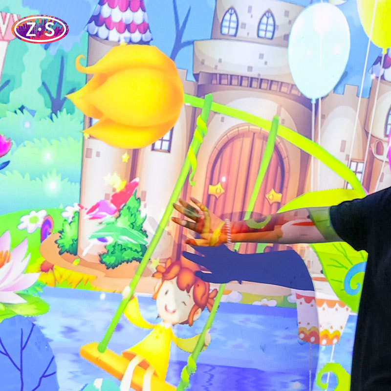 Hotel Kids Club Entertainment Featuring Interactive Coloring Wall for Group Games
