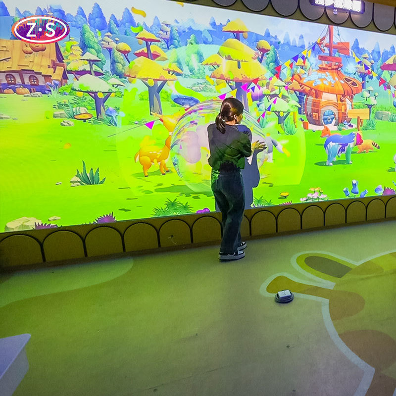 Immersive AR Drawing Interactive Wall with 10+ In-House Game Themes for Rotation
