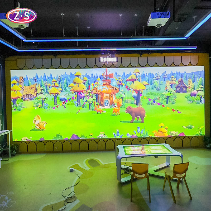 Immersive AR Drawing Interactive Wall with 10+ In-House Game Themes for Rotation